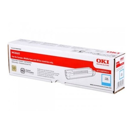 Oki [MC860] 10K kék eredeti toner (440592211)