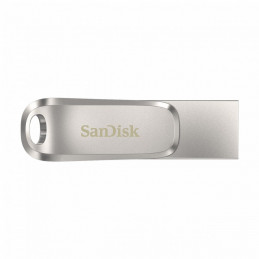 Sandisk 256GB Ultra Dual Drive Luxe USB Type-C Flash Drive Silver
