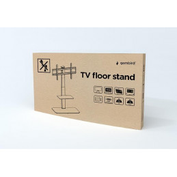 Gembird TVS-86ST-01 TV floor stand 43"-86" Black