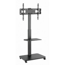 Gembird TVS-75S-02 TV floor stand with caster wheels 37"-75" Black