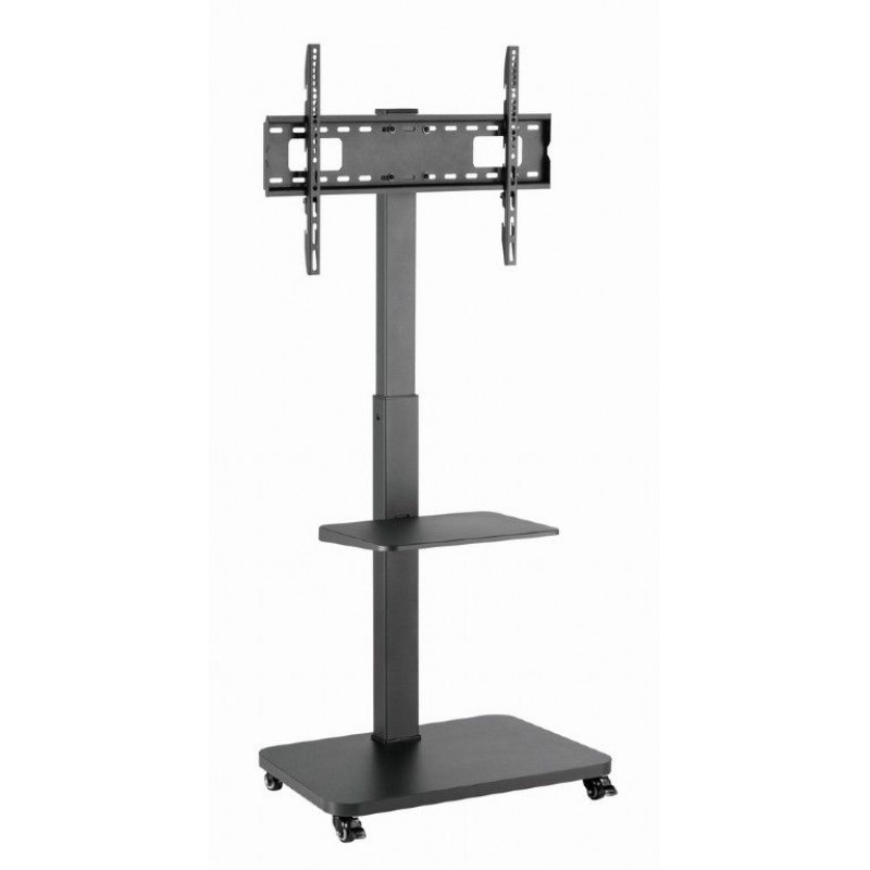 Gembird TVS-75S-02 TV floor stand with caster wheels 37"-75" Black