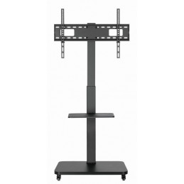 Gembird TVS-75S-02 TV floor stand with caster wheels 37"-75" Black