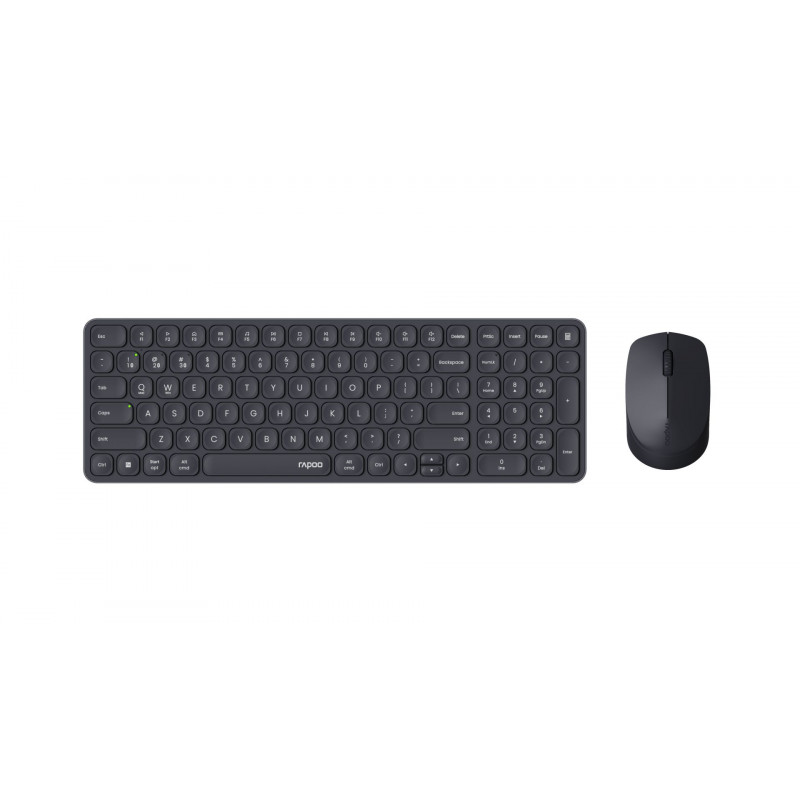 Rapoo 9310M Multi-mode Wireless Bluetooth Keyboard & Mouse Dark Grey HU
