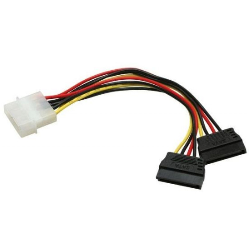 Gembird 5,25" => 2xSATA tápátalakító