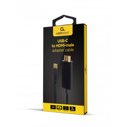 Gembird USB-C male to HDMI-male adapter 4K 30Hz cable 2m Back