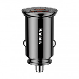 Baseus Circular 30W Car Charger Black
