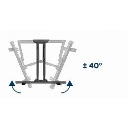 Gembird WM-58ST-01 Premium full-motion TV wall mount 32”-58” Black