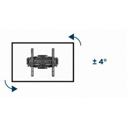 Gembird WM-58ST-01 Premium full-motion TV wall mount 32”-58” Black