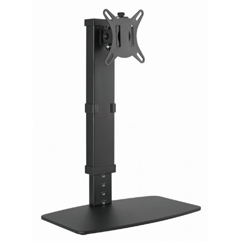 Gembird MS-D1ST-02 Height adjustable full-motion monitor desk stand 17"-32" Black