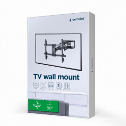 Gembird Full-motion TV wall mount 37" - 80'''' Black