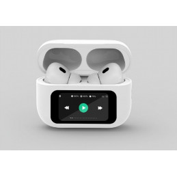Gembird BT TWS in-ears with LCD display and Active Noise Cancelling White