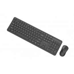 Gembird KBS-WPS-01 Slim Pro Business Wireless Keyboard Combo Black US