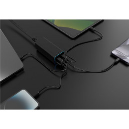 Gembird 4-port 100W GaN USB PowerDelivery fast charger Black
