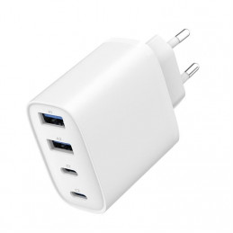 Gembird 4-port 40W GaN USB PowerDelivery fast charger White