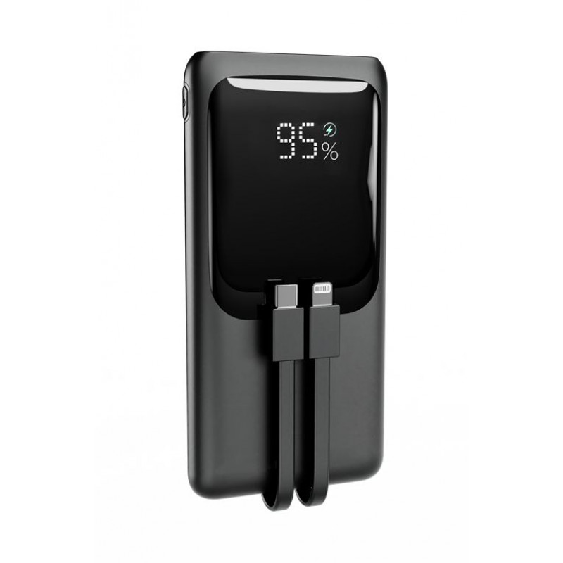 Gembird PB10-PD20-LCD-01 10000mAh PowerBank Black