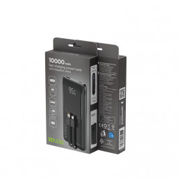 Gembird PB10-PD20-LCD-01 10000mAh PowerBank Black
