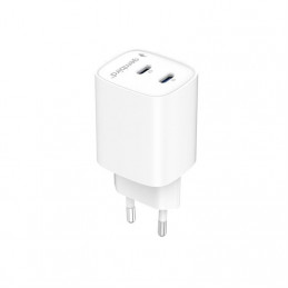 Gembird 2-port 45W USB fast charger White