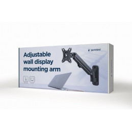 Gembird MA-WA1-01 Adjustable Wall Display Mounting Arm 27” Black