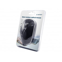 Gembird MUSW-4BS-01 Silent Wireless Optical Mouse Black