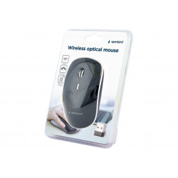 Gembird MUSW-4BS-01 Silent Wireless Optical Mouse Black