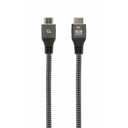 Gembird CCB-HDMI8K-2M Ultra High Speed HDMI cable with Ethernet 8K Select Plus Series 2m Grey