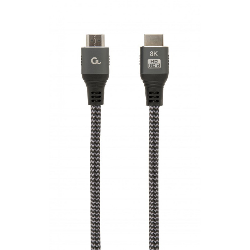 Gembird CCB-HDMI8K-2M Ultra High Speed HDMI cable with Ethernet 8K Select Plus Series 2m Grey