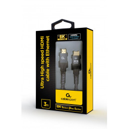 Gembird CCB-HDMI8K-3M Ultra High Speed HDMI cable with Ethernet 8K Select Plus Series 3m Grey