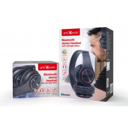 Gembird BHP-LED-01 Bluetooth Headset with LED Light effect Black