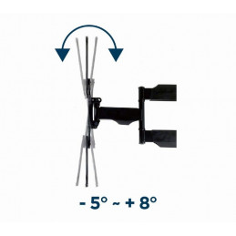 Gembird WM-55ST-01 Premium full-motion TV wall mount 32”-55” Black