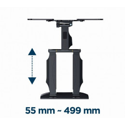 Gembird WM-55ST-01 Premium full-motion TV wall mount 32”-55” Black