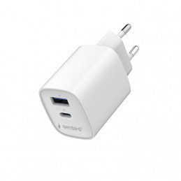 Gembird 2-Port 30W USB Fast Charger White