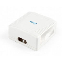 Gembird NCAC-2F6-01 CAT6 FTP 2-port surface mount box
