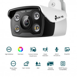 TP-Link VIGI C330 (6mm) 3MP Outdoor Full-Color Bullet Network Camera