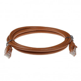 ACT CAT6 U-UTP Patch Cable 0,5m Brown