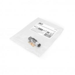 ACT Field termination plug RJ45 CAT6A shielded, toolless, 4PPoE 100W