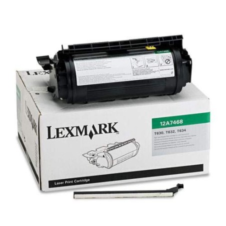 Lexmark [Optra T630] 12A7462 fekete eredeti toner