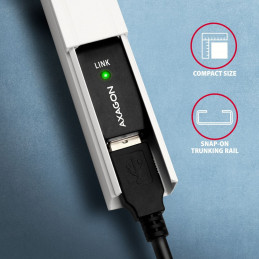 AXAGON ADR-215B USB Repeater Cabel 15m Black