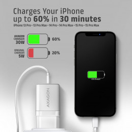 AXAGON ACU-PD30W PD3.0 & QC4+ Wall Charger 30W White