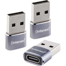 Intenso C480A USB Adapter Gray(3-Pack)