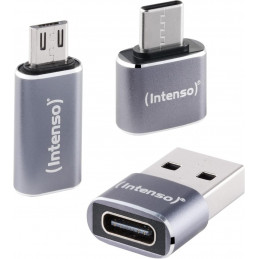 Intenso MIX480 USB Adapter Gray(3-pack)