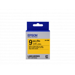 Epson LK-3YBP sárga alapon fekete eredeti címkeszalag
