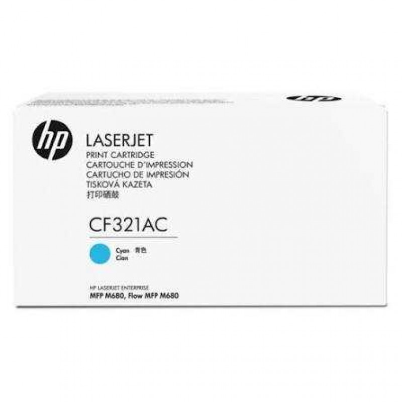 HP CF321AH/CF321AC (653AH/AC) kék eredeti toner (CONTRACT verzió)