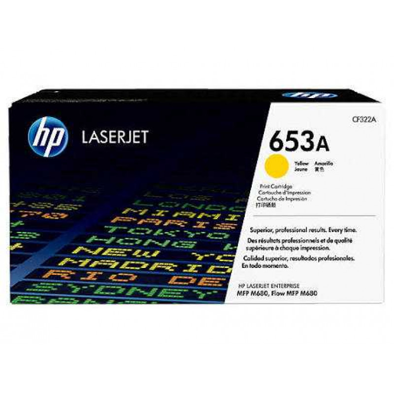 HP CF322AH/CF322AC (653AH/AC) sárga eredeti toner (CONTRACT verzió)