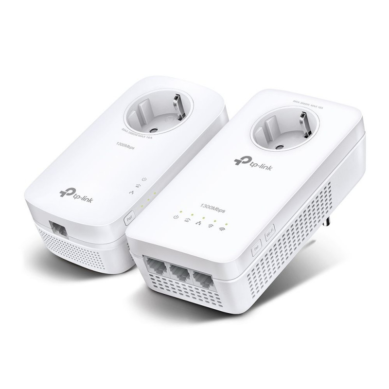 TP-Link TL-WPA8631P KIT AV1300 Gigabit Passthrough Powerline Adapter Kit