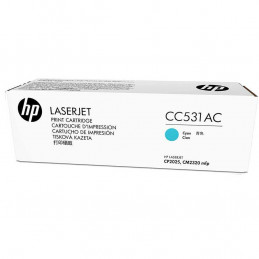 HP CC531AC (304AC) kék eredeti toner (CONTRACT verzió)