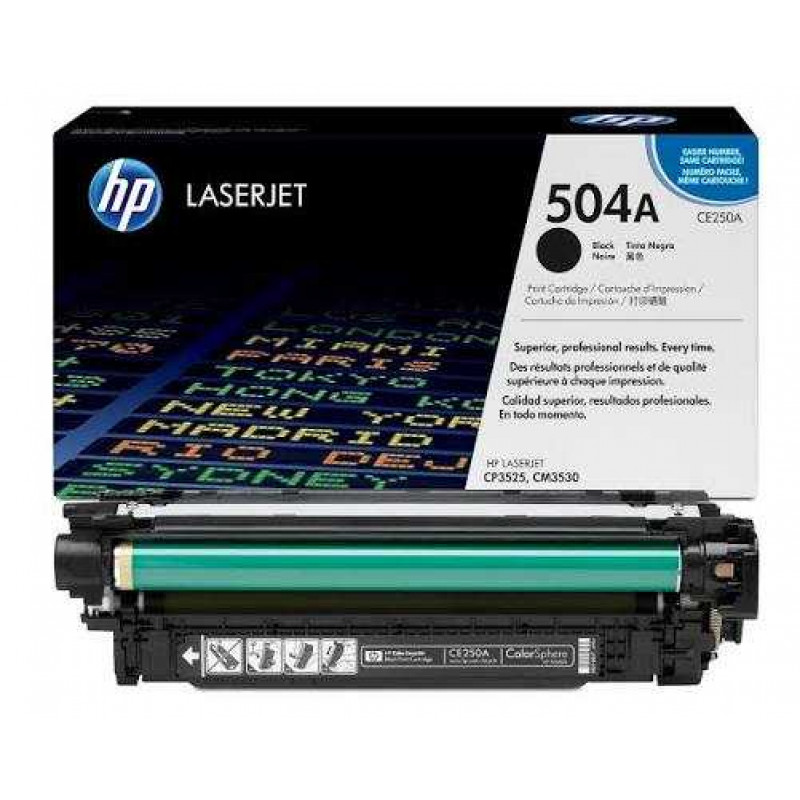 HP CE250YC (504YC) fekete eredeti toner (CONTRACT verzió)