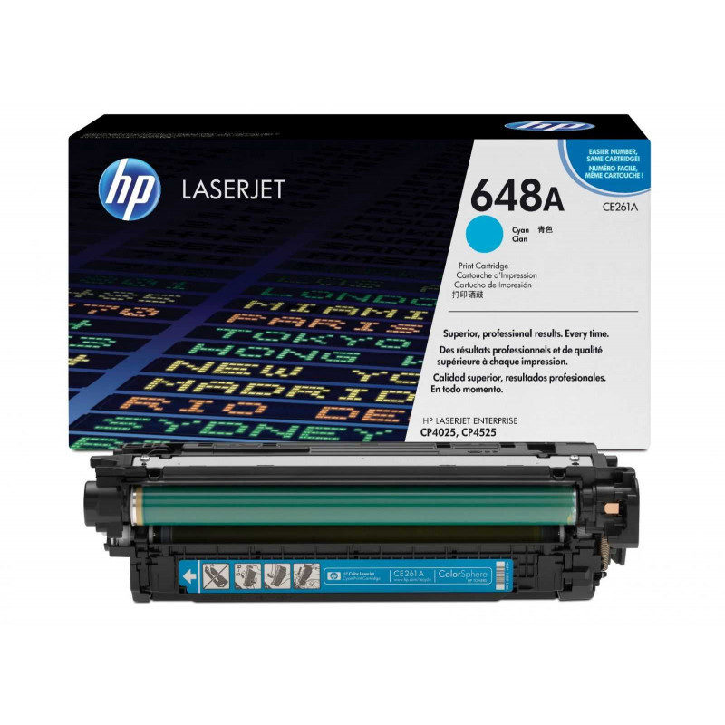 HP CE261AC (648AC) kék eredeti toner (CONTRACT verzió)