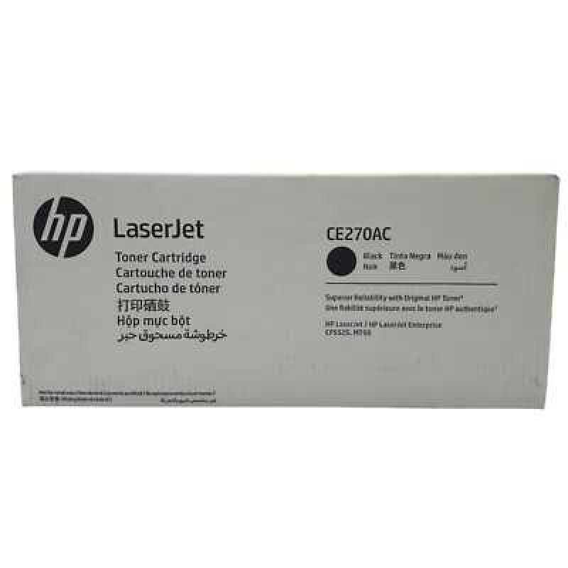 HP CE270AC/CE270AH (650AC) fekete eredeti toner (CONTRACT verzió)