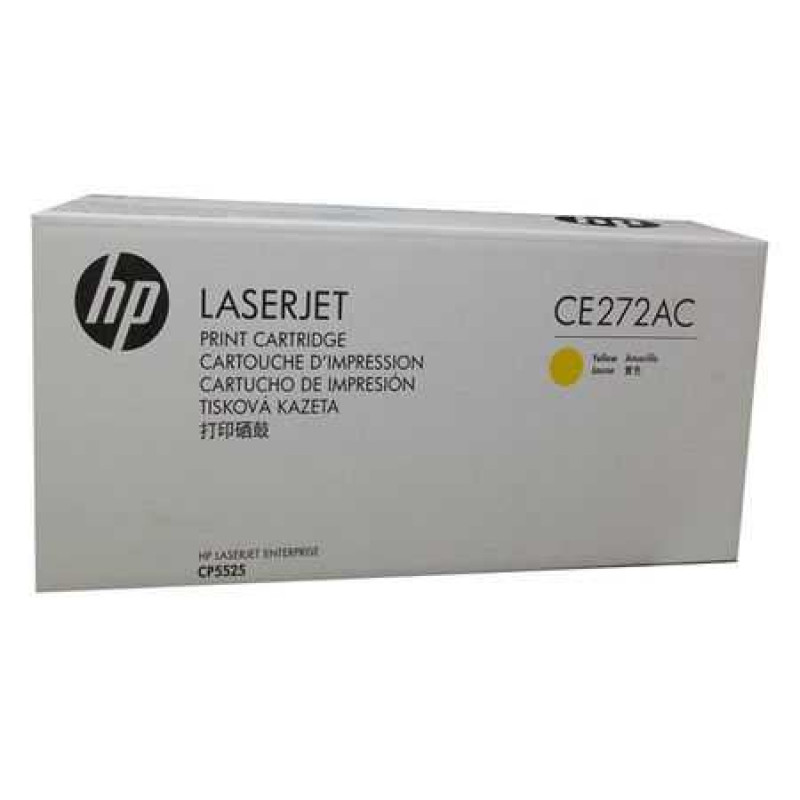 HP CE272AC/CE272AH (650AC) sárga eredeti toner (CONTRACT verzió)