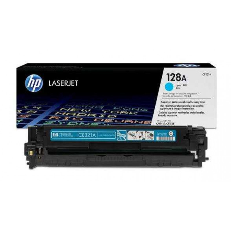 HP CE321AC (128AC) kék eredeti toner (CONTRACT verzió)